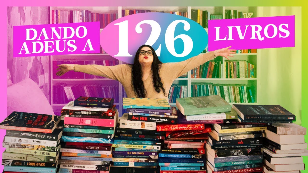 Tirando 126 livros da Estante para Doação! | Kabook TV