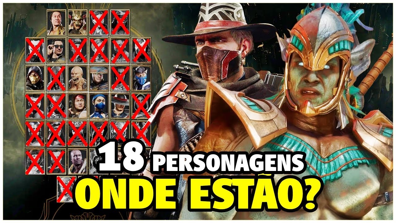 TRISTE! 18 PERSONAGENS DE MK11 QUE NÃO ESTÃO EM MORTAL KOMBAT 1 2023 | FATALITY :(