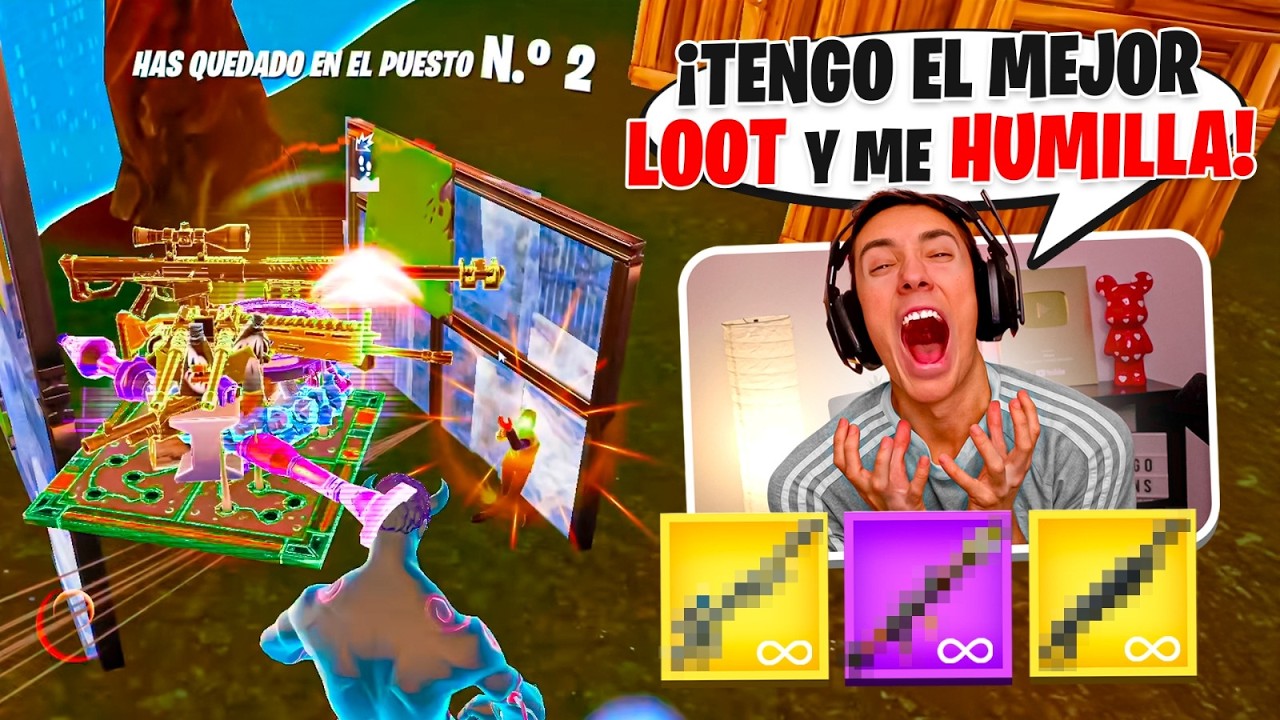 CONSEGUÍ el MEJOR LOOT del modo OG y me HUMILLÓ un MANCO..