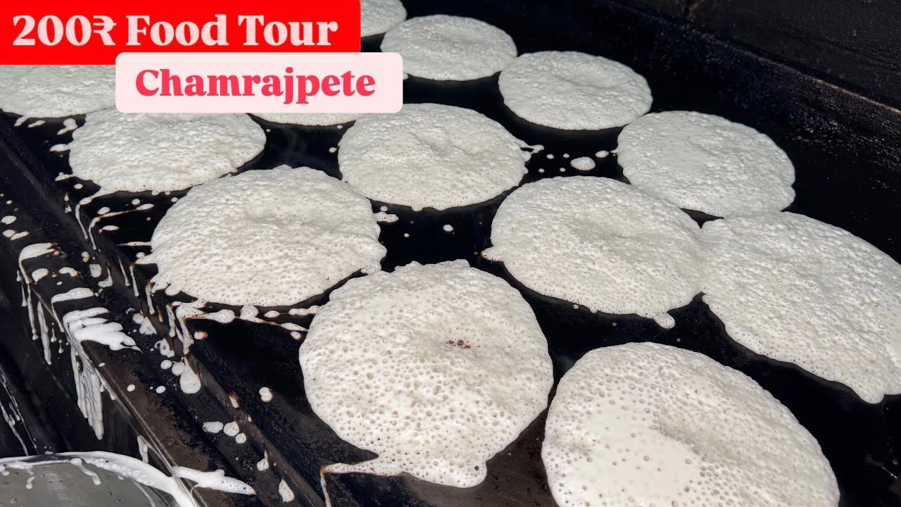 200₹ Chamrajpete Food Tour | Evening Food Walk Covering 6 Famous Eateries | Monk Vlogs