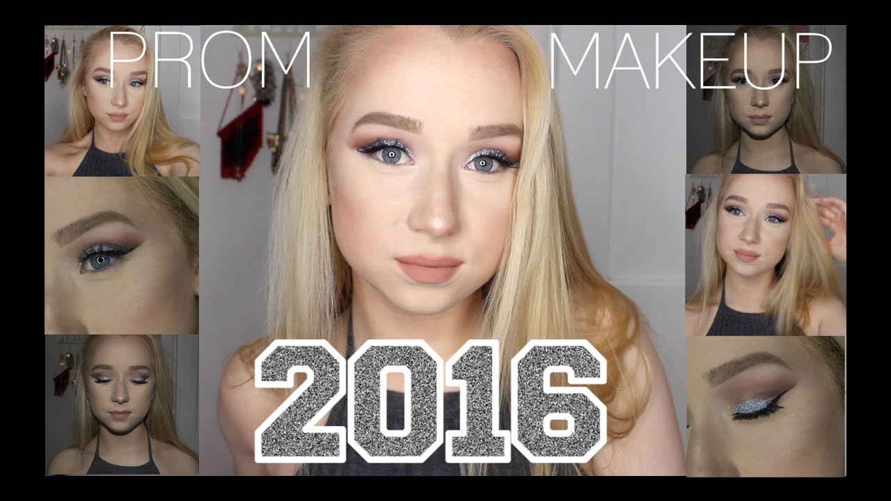 PLATINUM GLITTER EYES!! | PROM MAKEUP TUTORIAL 2016 ♡