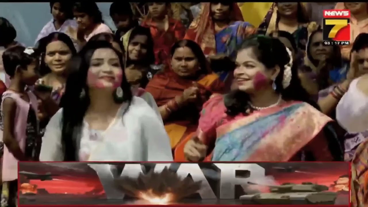 Singer SATYABRATA JENA LIVE Singing Program Holi Special Rang Barse at News 7 TV Channel🌈Happy Holi 