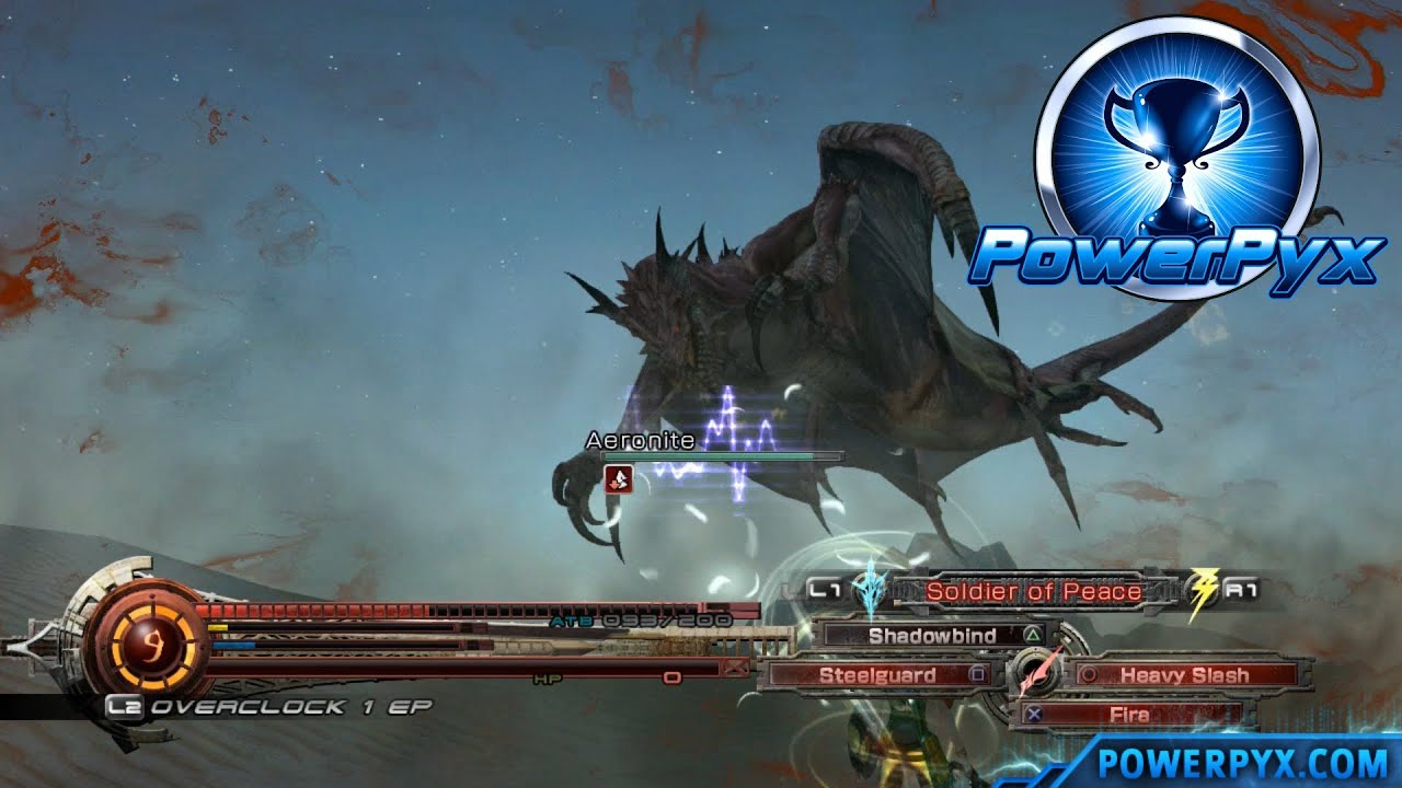Lightning Returns: Final Fantasy XIII - Aeronite Boss Fight (Desert Dragonslayer Trophy/Achievement)