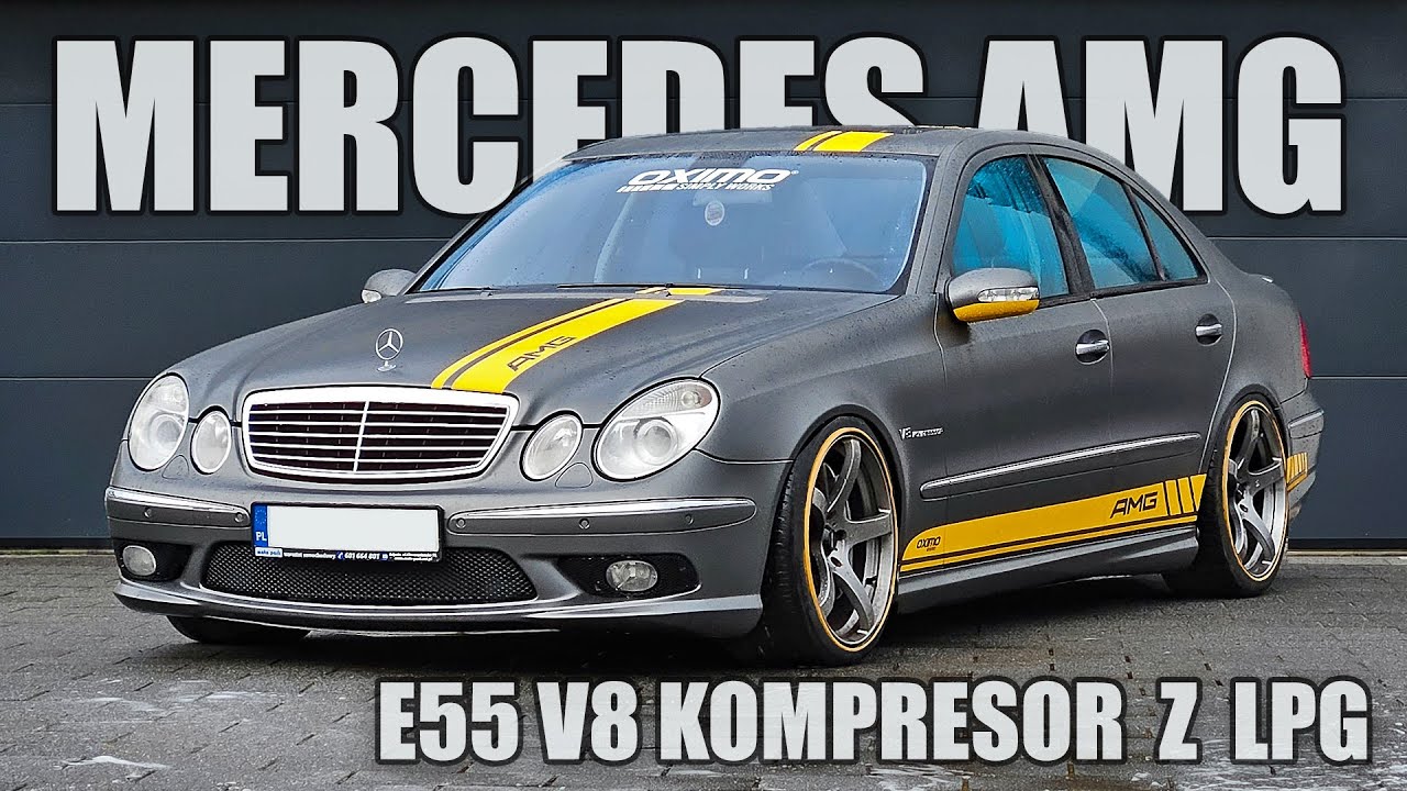 Mercedes E55 AMG kompresor V8 i 500KM !!!