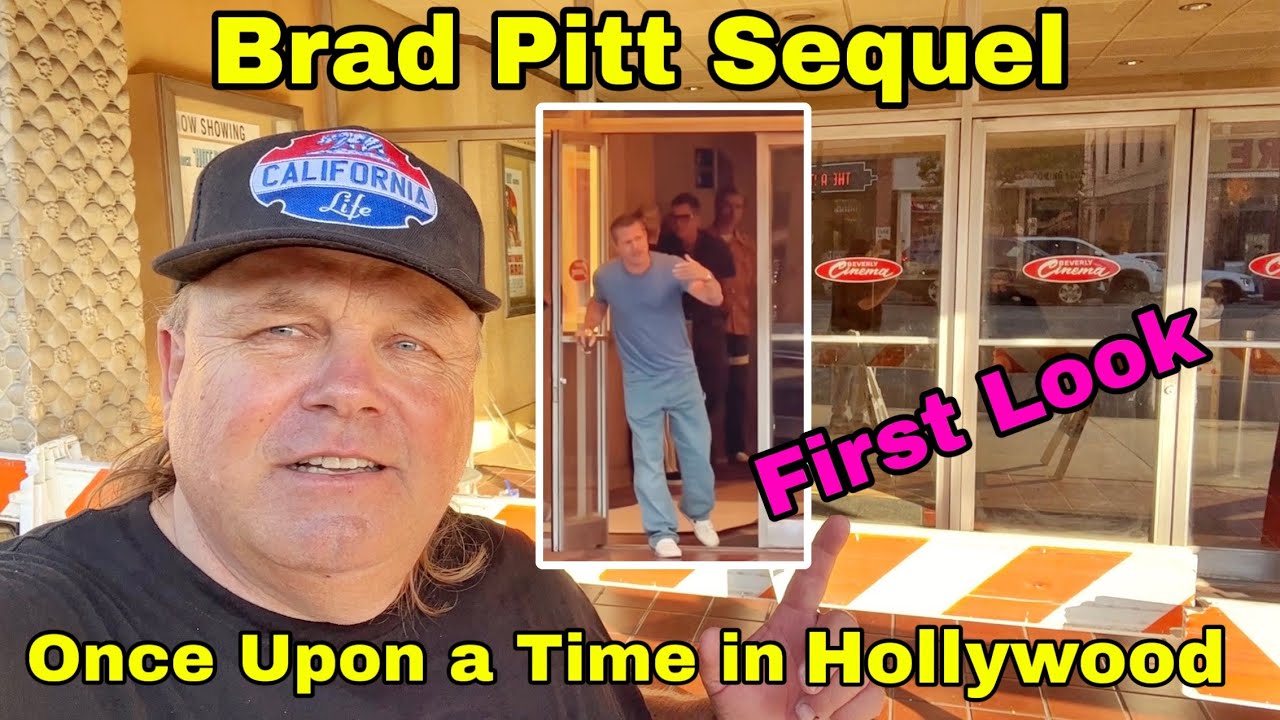 Sequel : Once Upon a Time in Hollywood with Brad Pitt filmed in Highland Park // First look