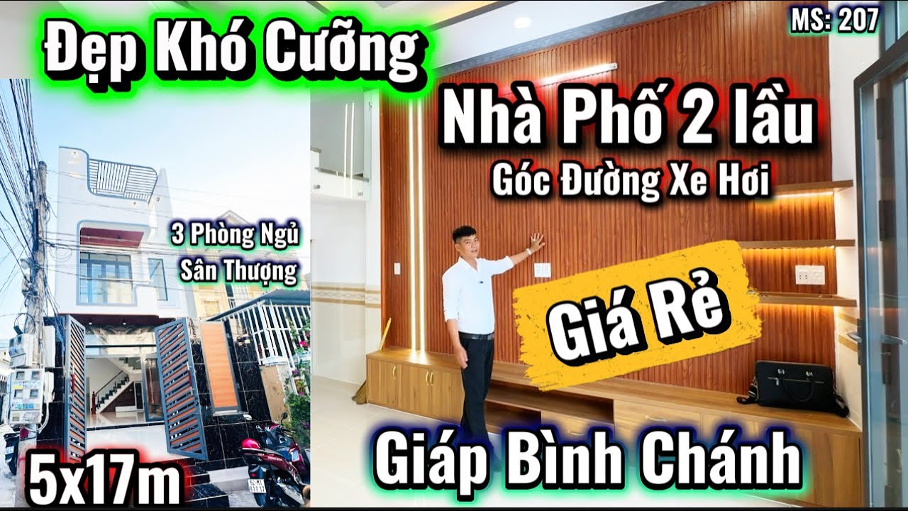 Hoàn Thiện Siêu Phẩm Nàh 2 Lầu Căn Góc Thuận Tiện Kinh Doanh Ngay Ngã Ba Tân Kim Quốc Lộ 50 Giá Rẻ