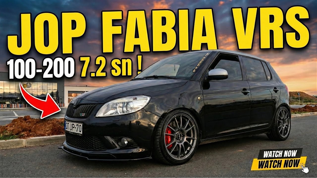JOP'LU ve NOS’lu 7.2 sn koşan JOP Fabia VRS | Autotalksmedia
