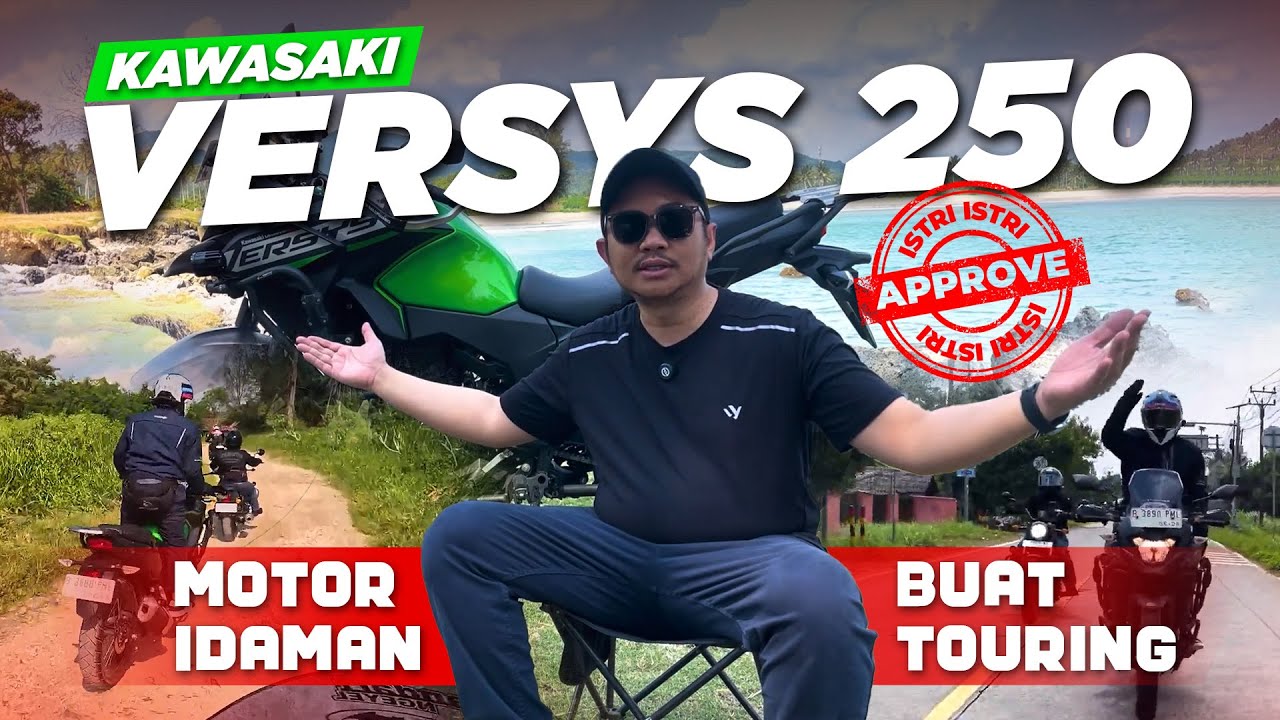 KAWASAKI VERSYS 250 BUAT TINGGI 160 CM!! AMAN AJA!!!