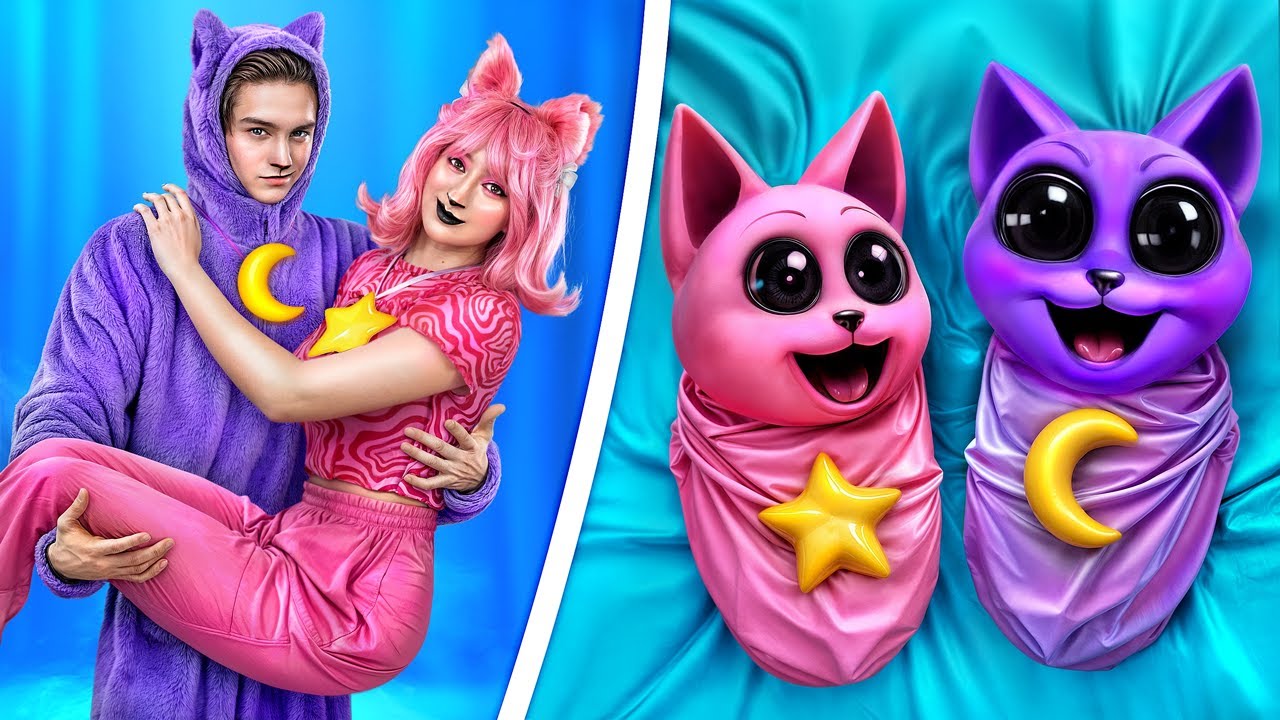 Catnap Kết Hôn Với KITTINAP! Catnap Có Mèo Con Rồi!