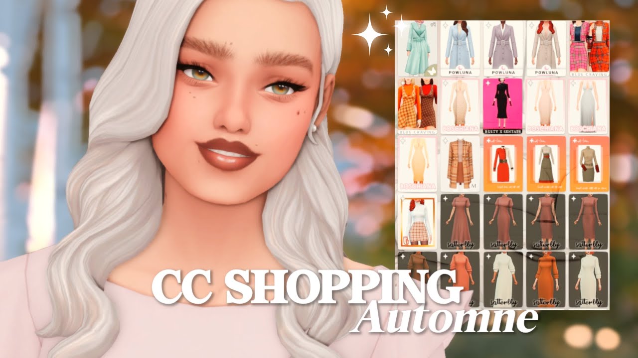CC SHOPPING spécial Automne 🍂 ✧ Sims 4