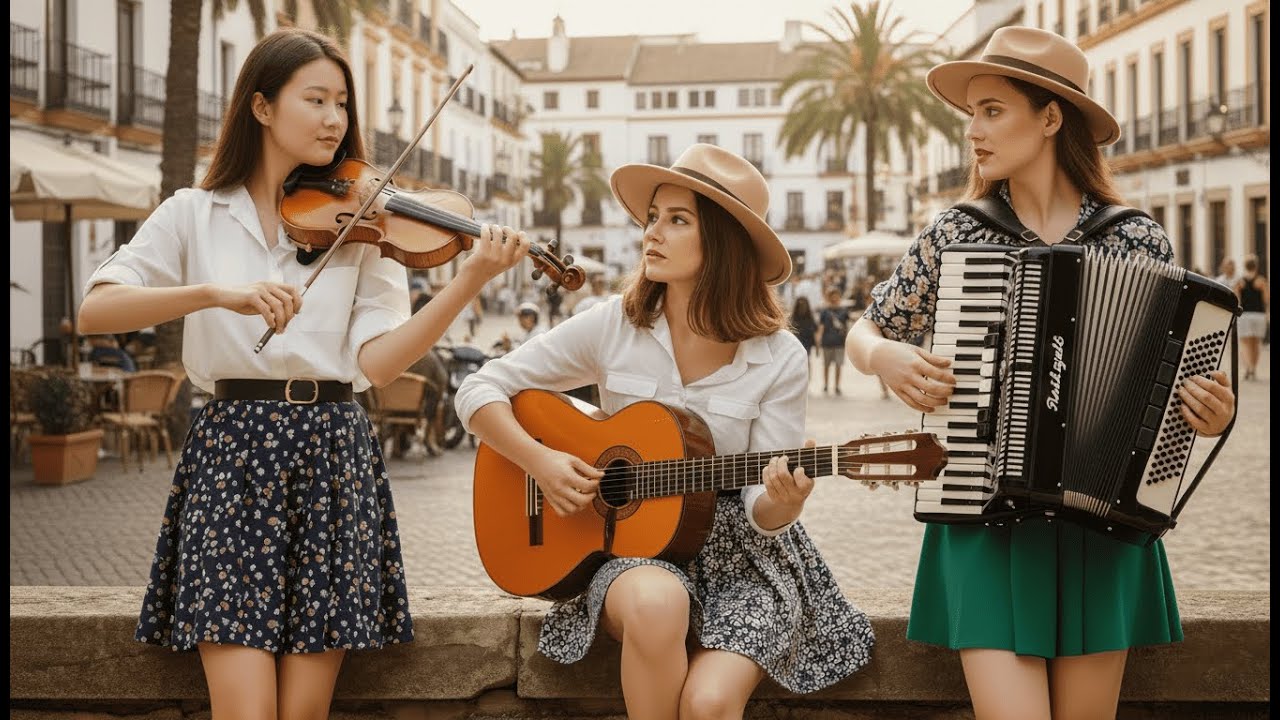 Epic Spanish Flamenco Guitar, Accordion & Flute for Deep Relaxation