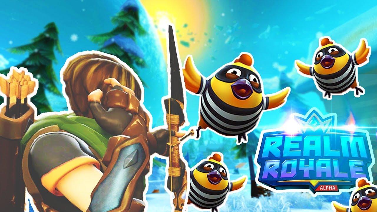 1 vs 9 LEGENDARY HUNTER = CLUTCH! (Realm Royale Gameplay)
