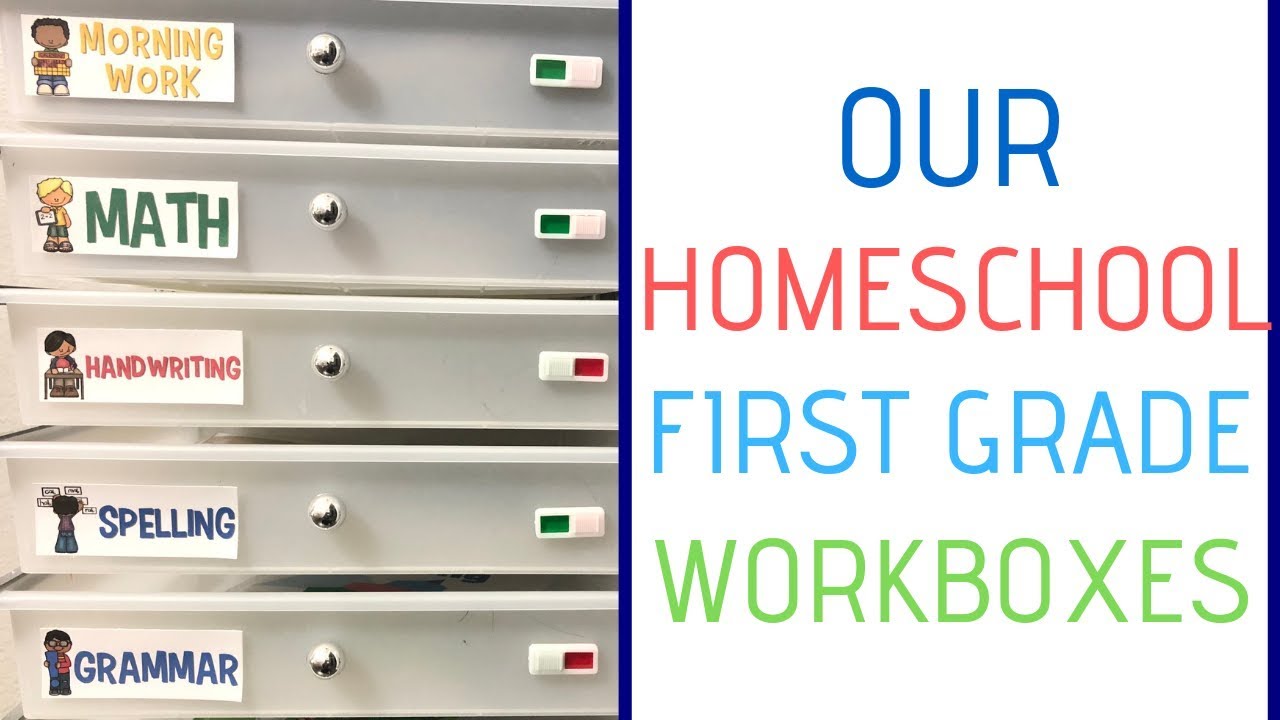 How We Use Workboxes for First Grade