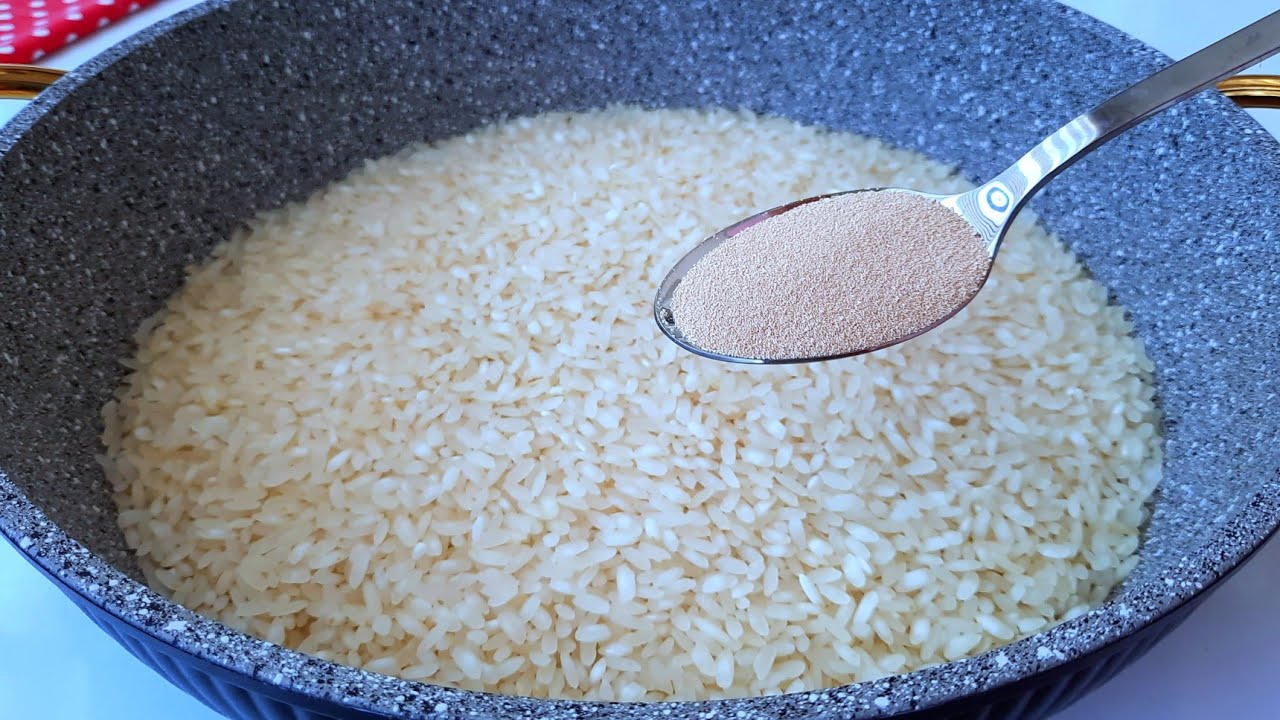 Просто смешайте рис и дрожжи! Эту тайну мне рассказала моя бабушка!