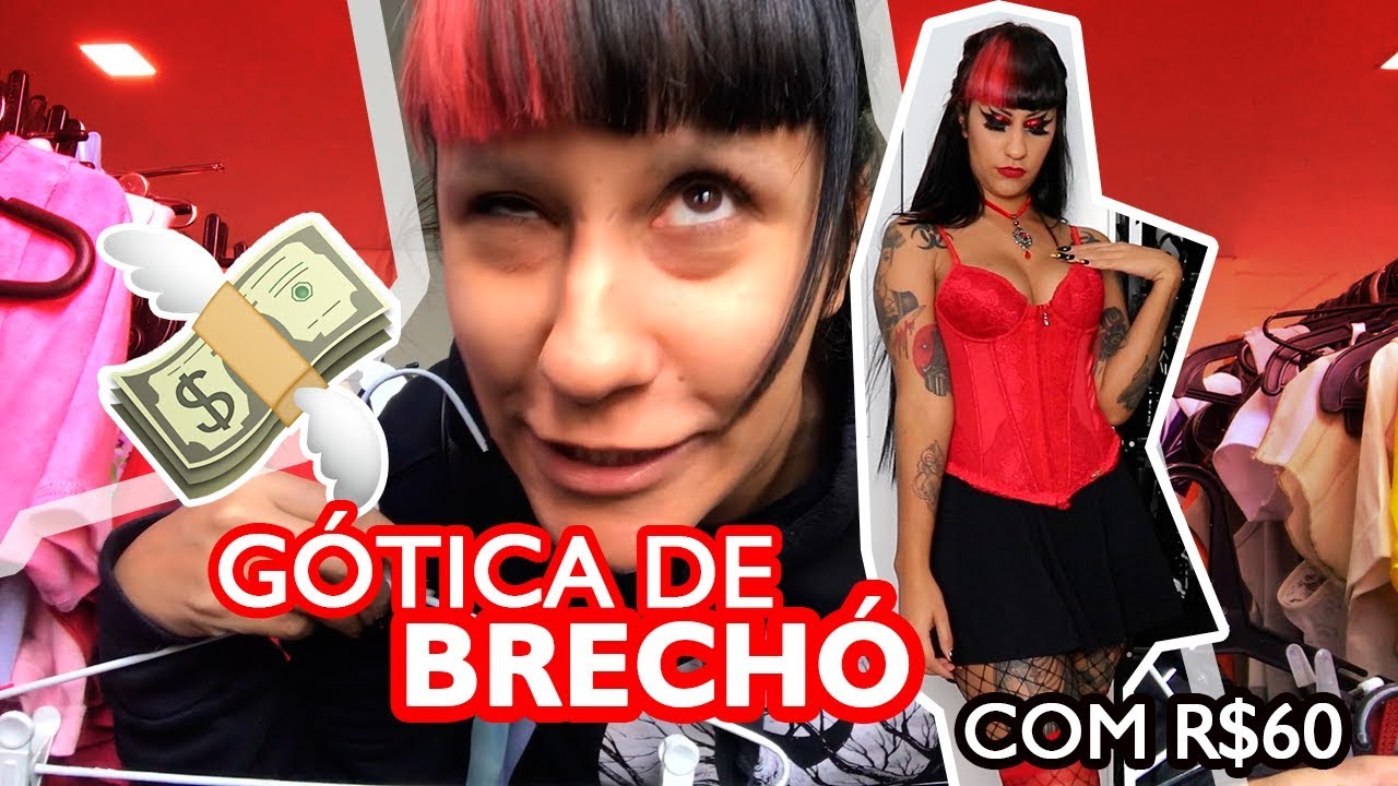 GÓTICA DE BRECHÓ: GASTEI SÓ 60 REAIS! | NOSFEROTIKA
