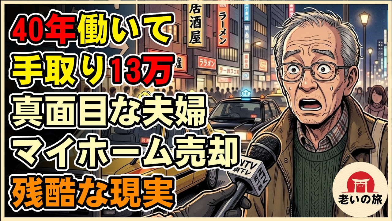 【漫画】【老後破綻】40年働いて手取り13万？真面目な夫婦が「マイホーム売却」に追い込まれた残酷な現実【厚生年金／老後資金】