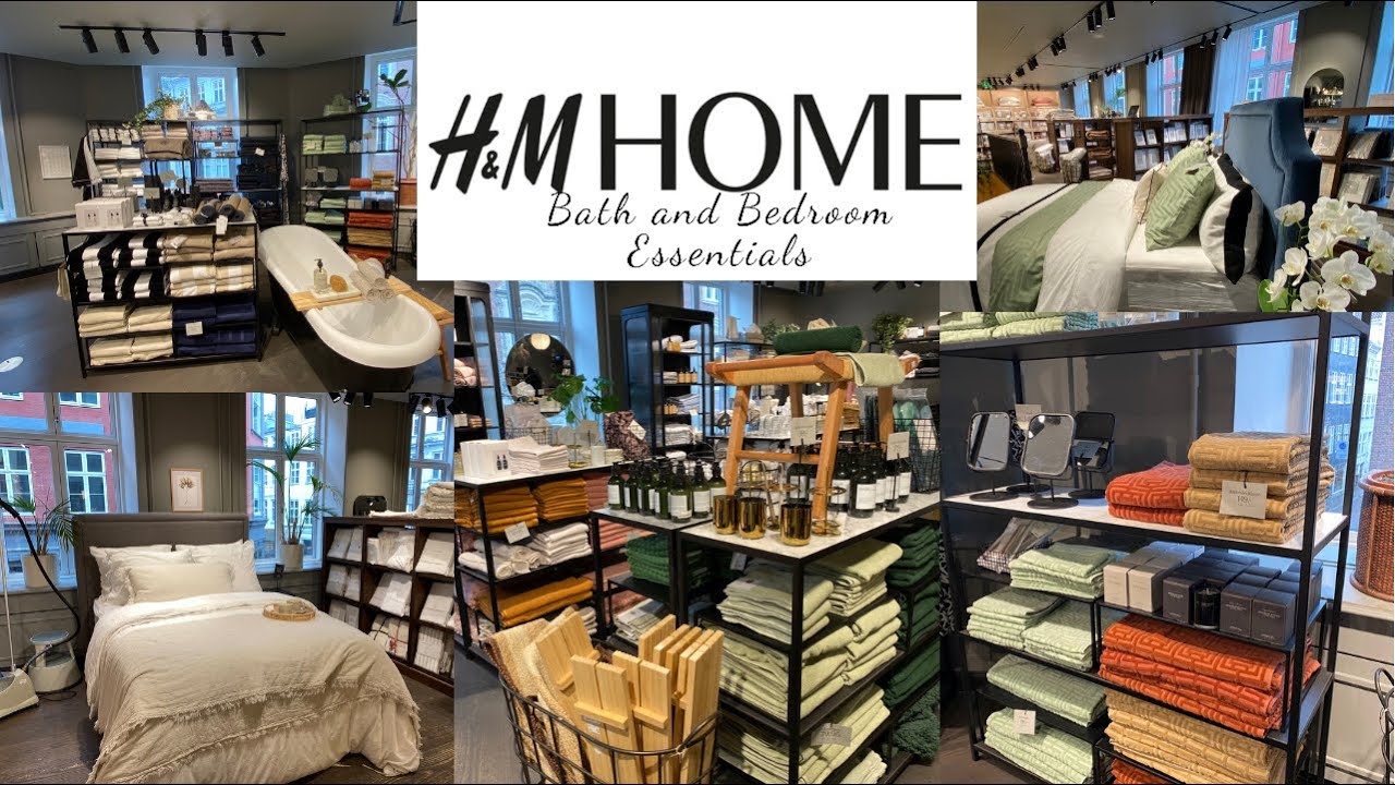 H&M HOME BATHROOM AND BEDROOM ESSENTIALS || whats new? #homedecors #hmhome
