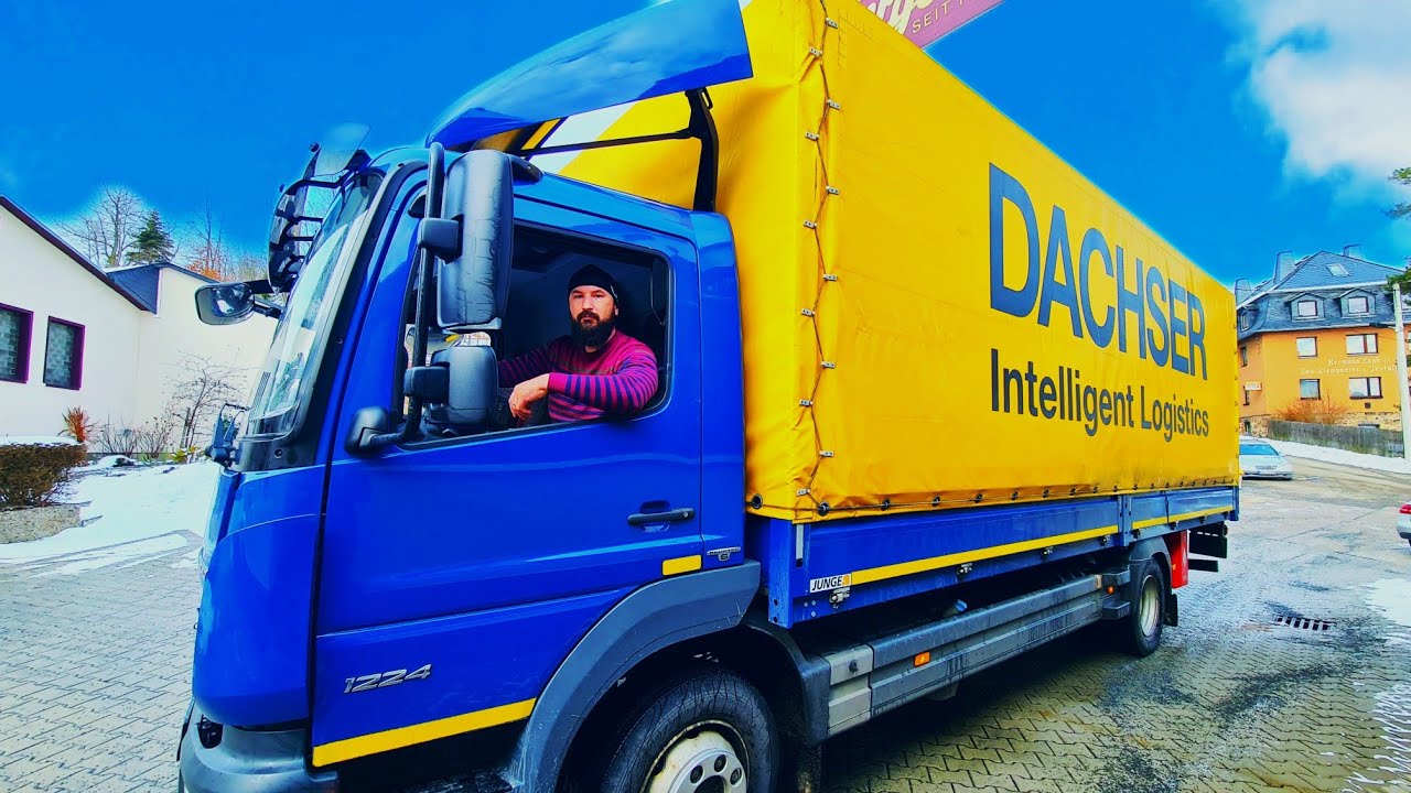 Șofer de camion (distribuție) în Germania 2021 🇷🇴 4K