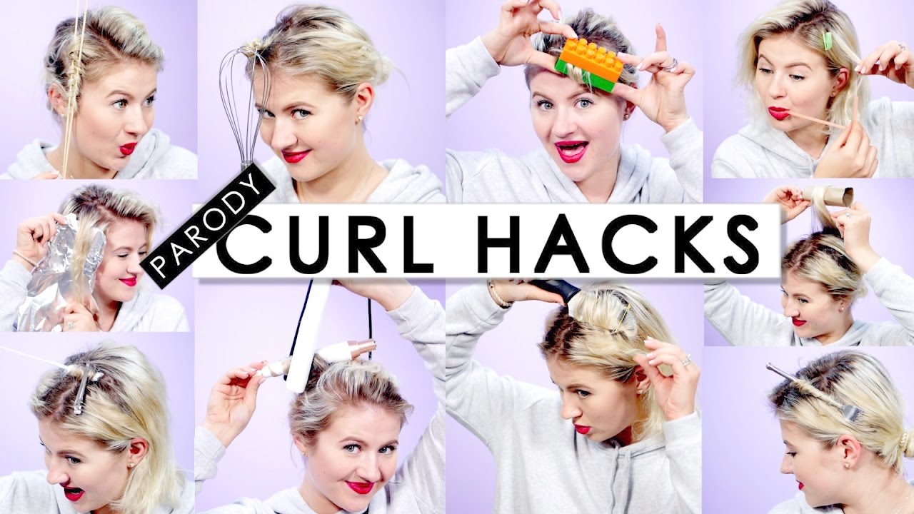 10 CURL HAIR HACKS EVERY GIRL SHOULD KNOW (Parody) | Milabu