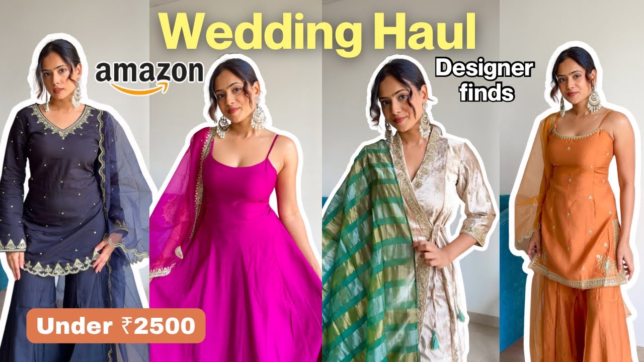 I found 10 Designer-Style Amazon Kurta Sets under ₹2500! 😱 Wedding Haul | Dharti Singh