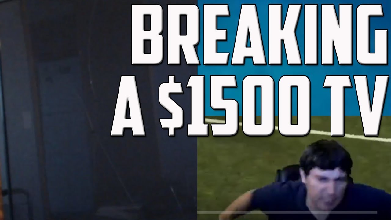 Madden Rage Destroys a Plasma Television Live on Stream!