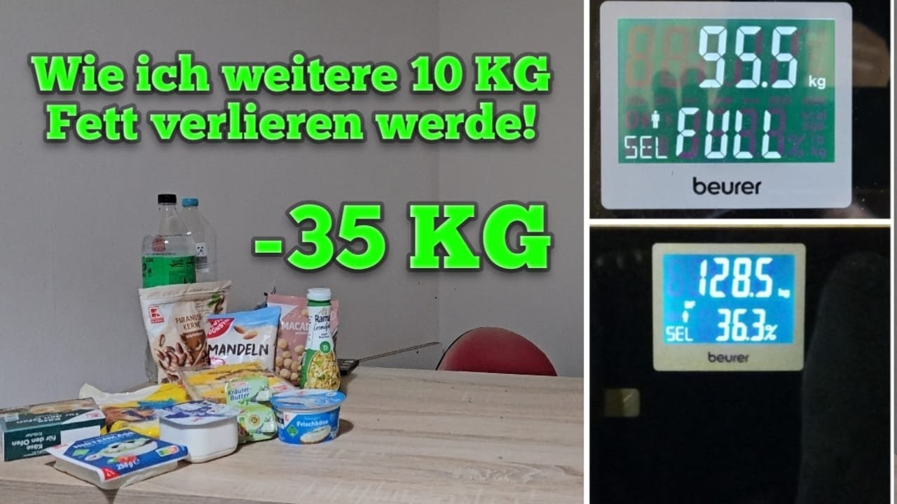 35 KG ABGENOMMEN! Wie ich weitere 10KG abnehmen werde! FITNESS EINKAUF / KETO oder HIGH CARB??