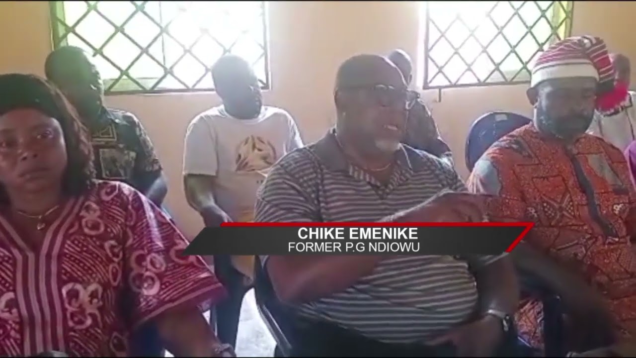 NDIOWU COMMUNITY PROTEST ALLEGED GOVT. PLAN TO CONDUCT IGWESHIP ELECTION