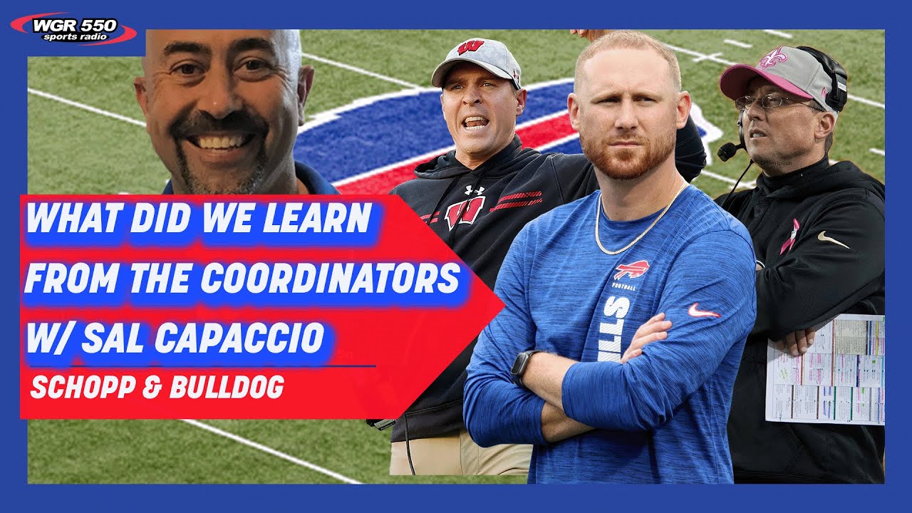 Sal Capaccio's Biggest Takeaways From Jim Leonhard and Pete Carmichael's Pressers |Schopp & Bulldog