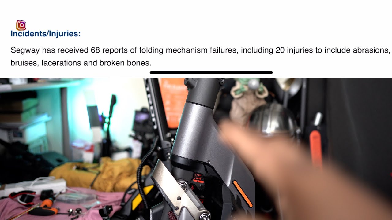 Segway Recall Ninebot Max Scooter Should You Be Worried About The GT2 GT3 Pro