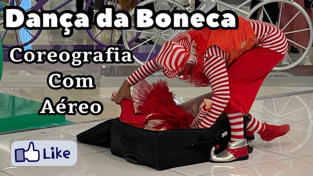 Dança da Boneca Show infantil coreografia com aéreo e pegada! Dança acrobática #dança #danza Jazz