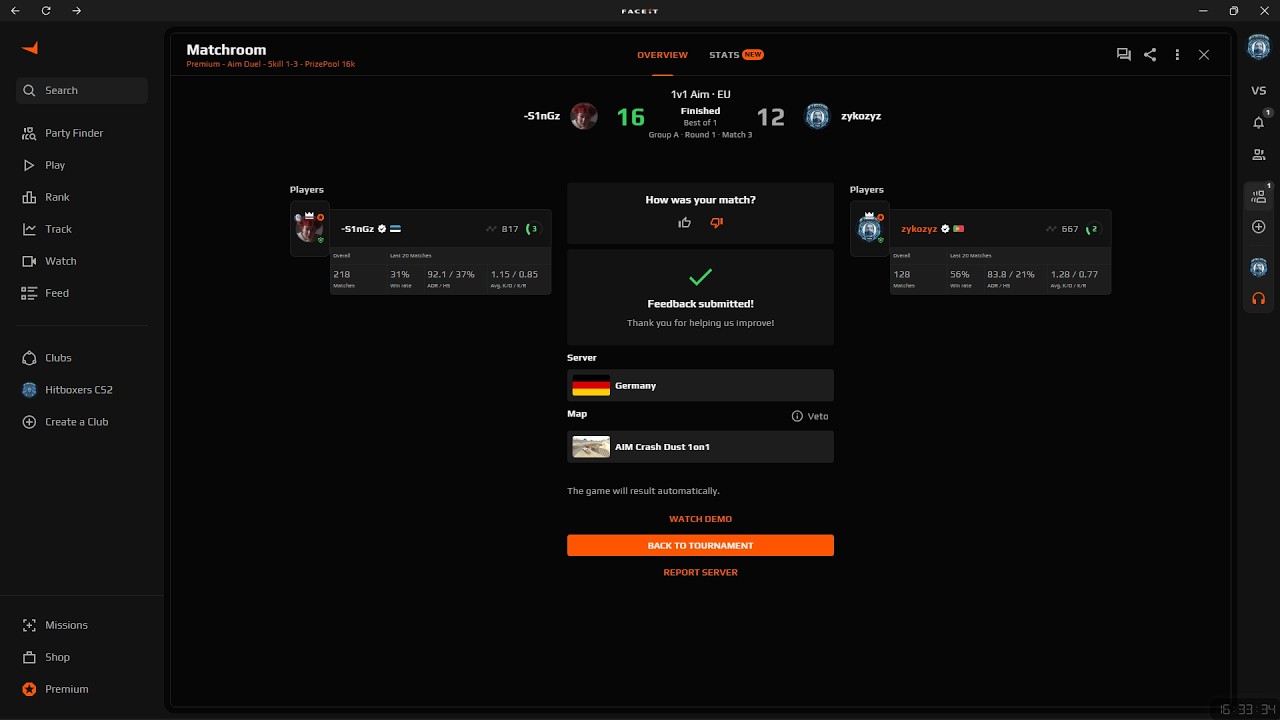 -S1nGz VS Zykozyz (Faceit Aim Match) 23-02-2026