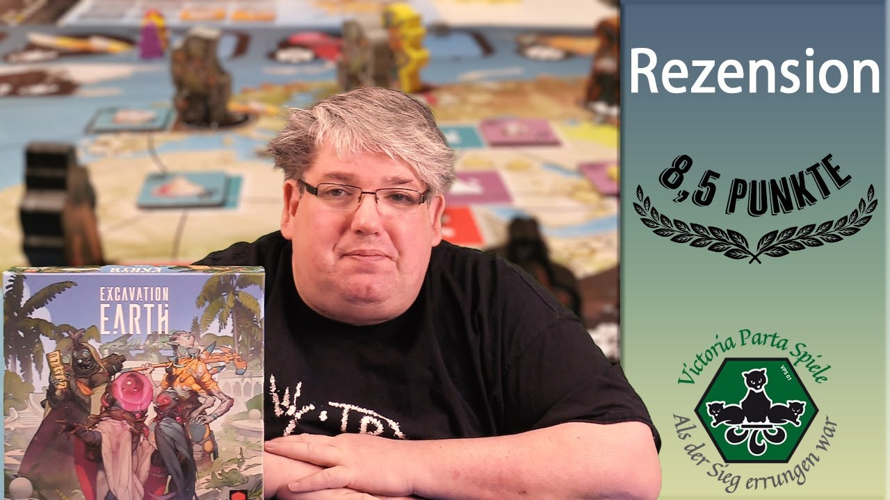 Excavation Earth Brettspiel Rezension / Mighty Boards, Asmodee