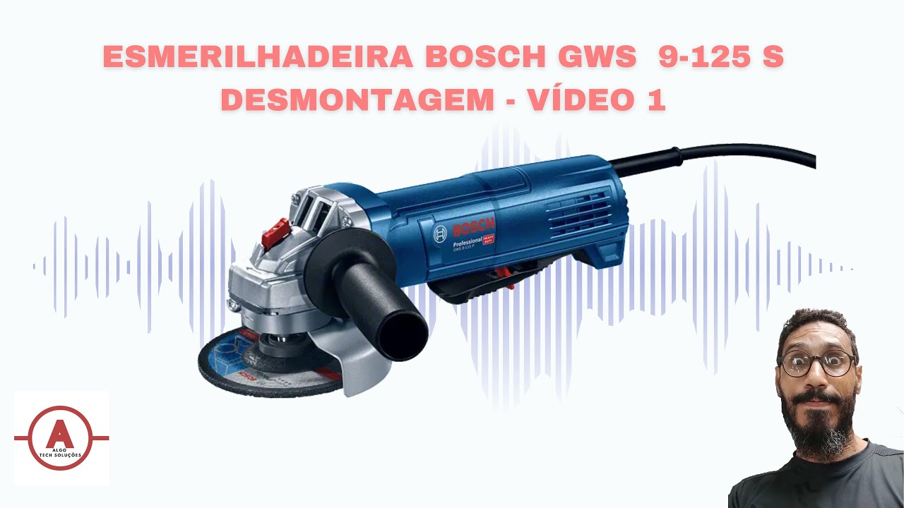 Desmontagem Esmerilhadeira GWS 9 125 S BOSCH #ferramentaselétricas #bosch