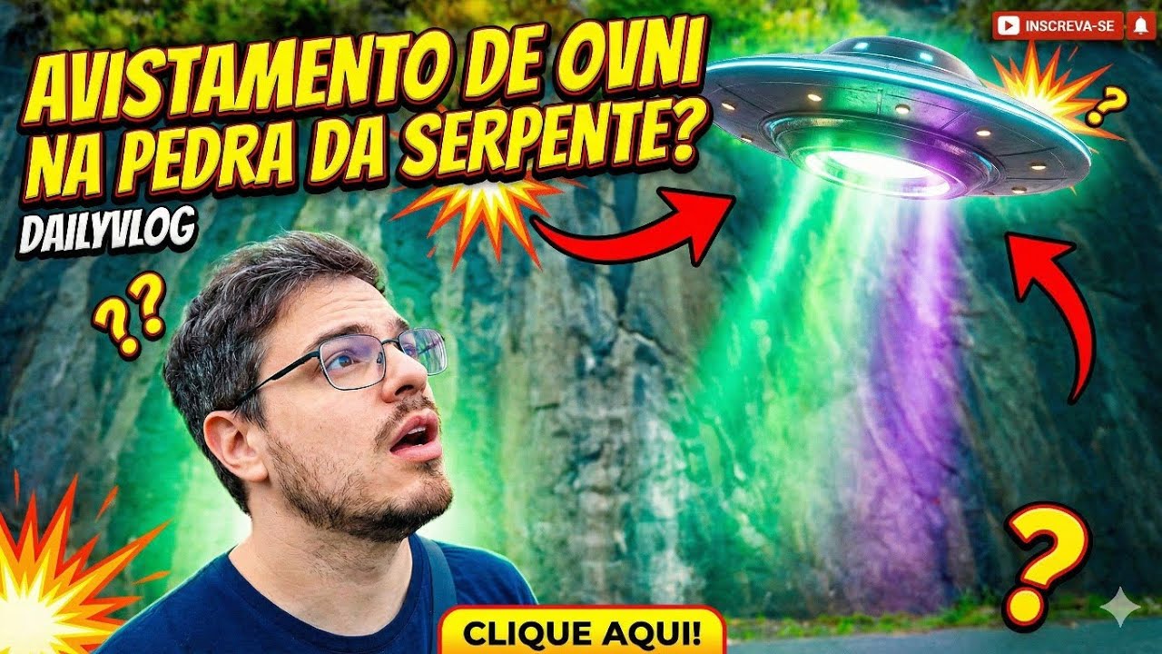 Avistamento de ovni na pedra da serpente ? | DailyVlog