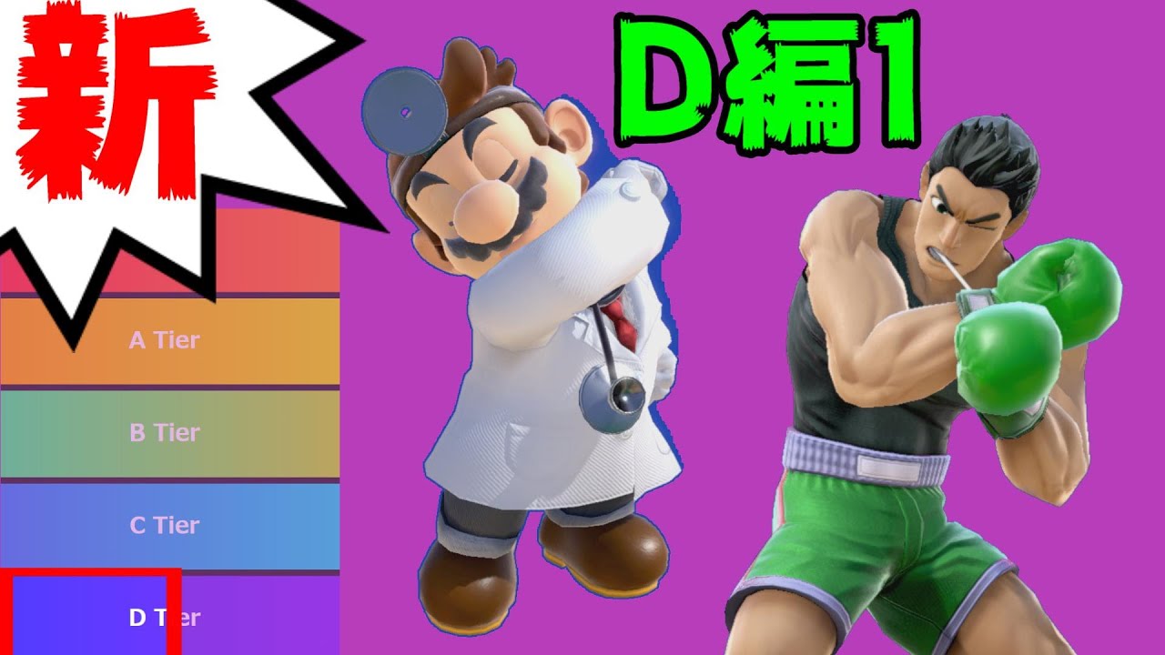 【D編1】新･ムタマ的キャラランク&次回作の要望【スマブラSP】
