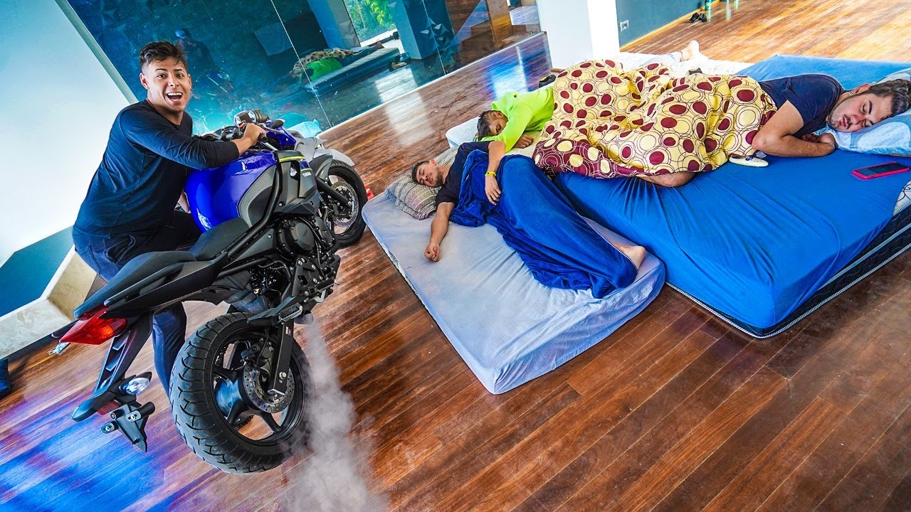 ACORDEI MEUS AMIGOS NA CASA NOVA COM MINHA MOTO SÓ O CANO