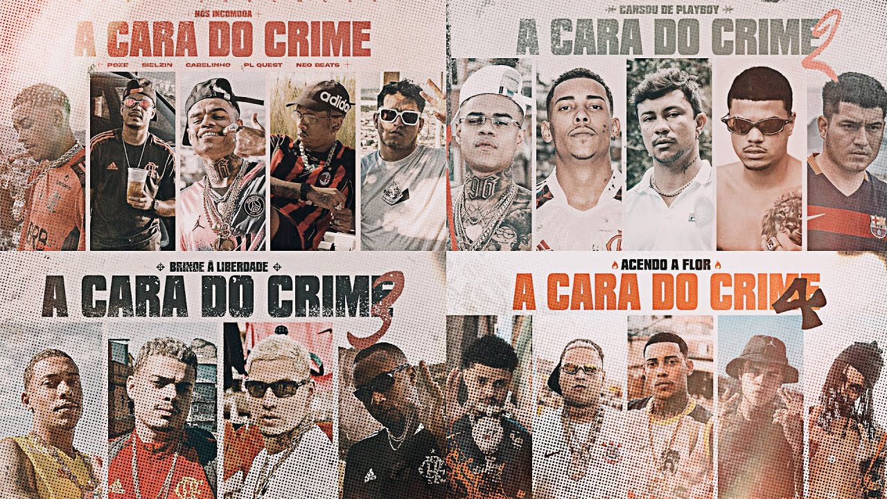 A CARA DO CRIME 1,2, 3 & 4 (A CARA DO CRIME COMPLETO)