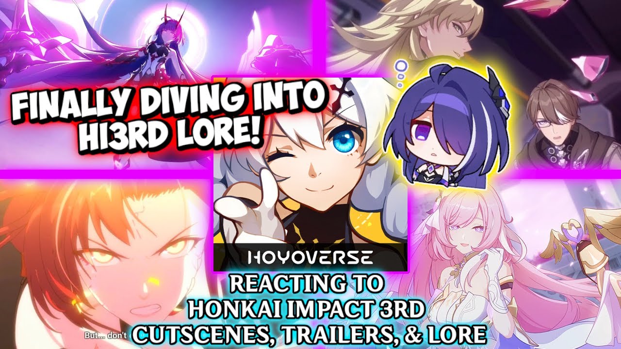 REACTING TO ALL HONKAI IMPACT 3RD CUTSCENES, STORY & LORE!