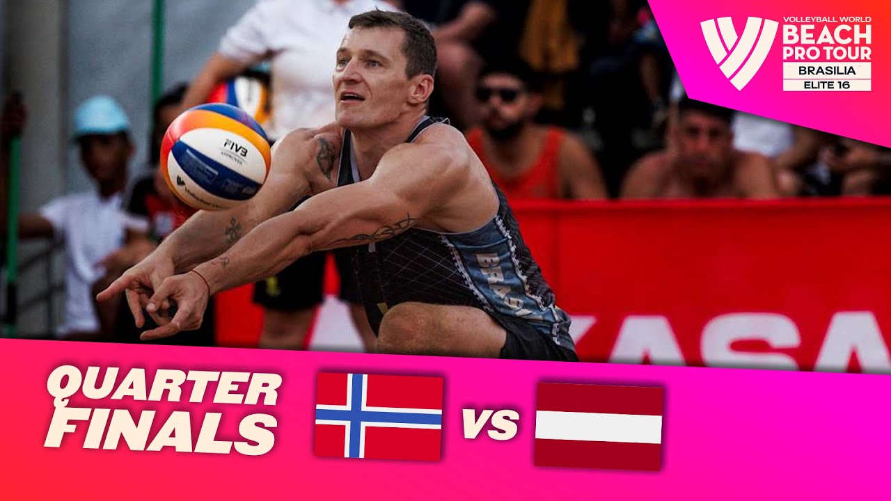 Mol, A./Sørum, C. vs. Plavins/Fokerots - Quarter Final Highlights | Brasilia 2025 #BeachProTour