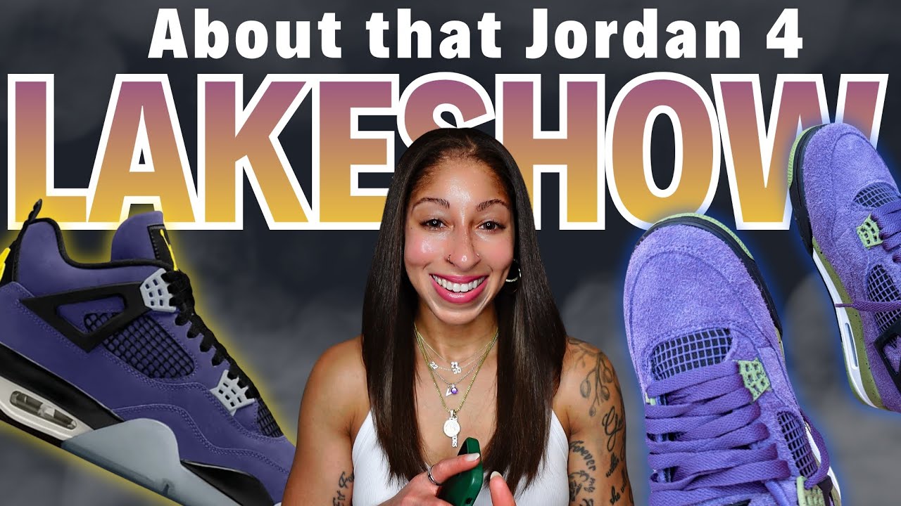 We got Jordan 4 Lakeshow at home 🤣 Upcoming Sneaker Vids?
