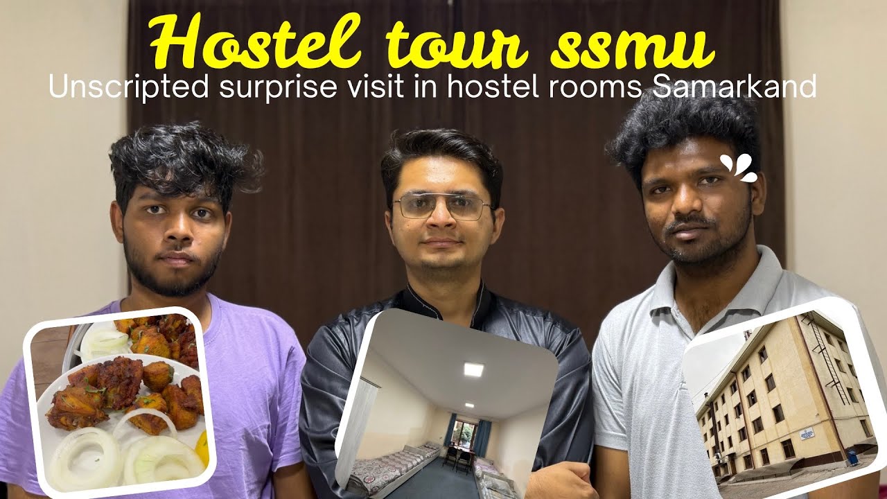 Surprise Hostel Tour | Samarkand State Medical University Uzbekistan | Rooms, Mess, Library & More