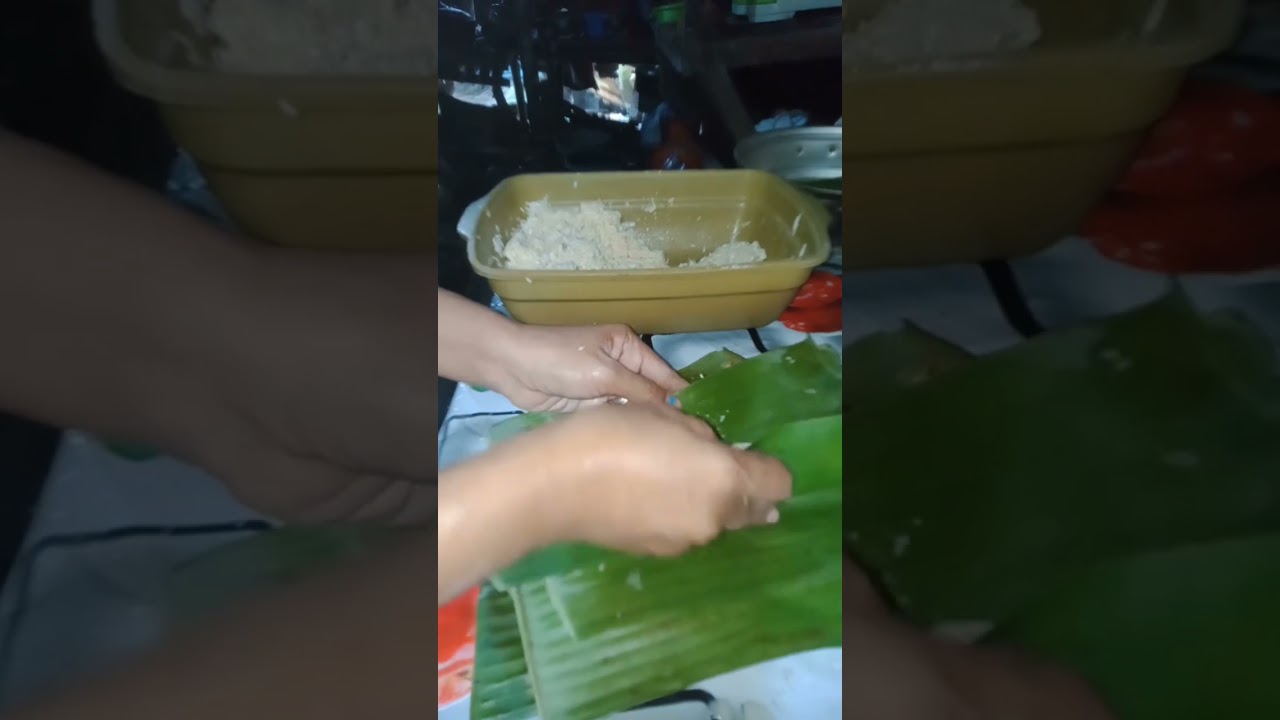 Gumawa ako ng suman kamotengkahoy masarap pang meryenda #foryou #food #kakanin #buhayprobinsya 