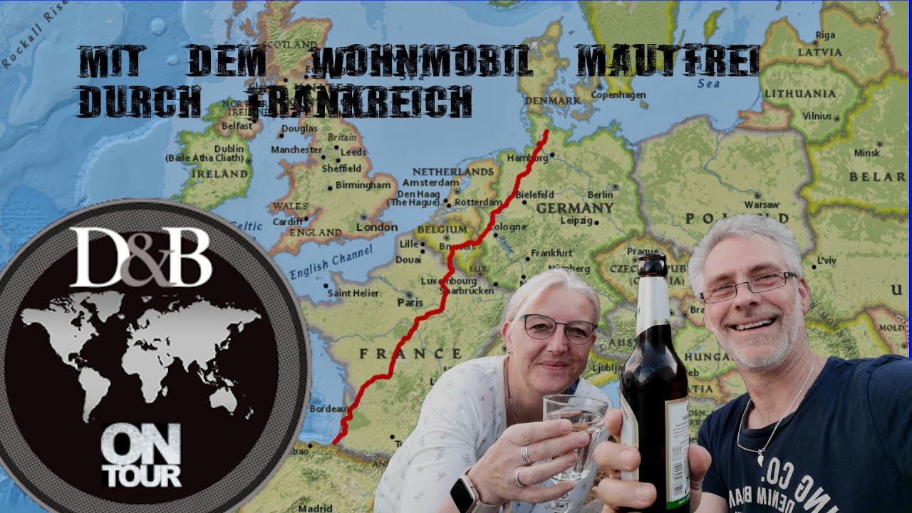U3.1 2022 Mit dem Wohnmobil mautfrei durch Frankreich nach Saint-Jean-de-Luz,