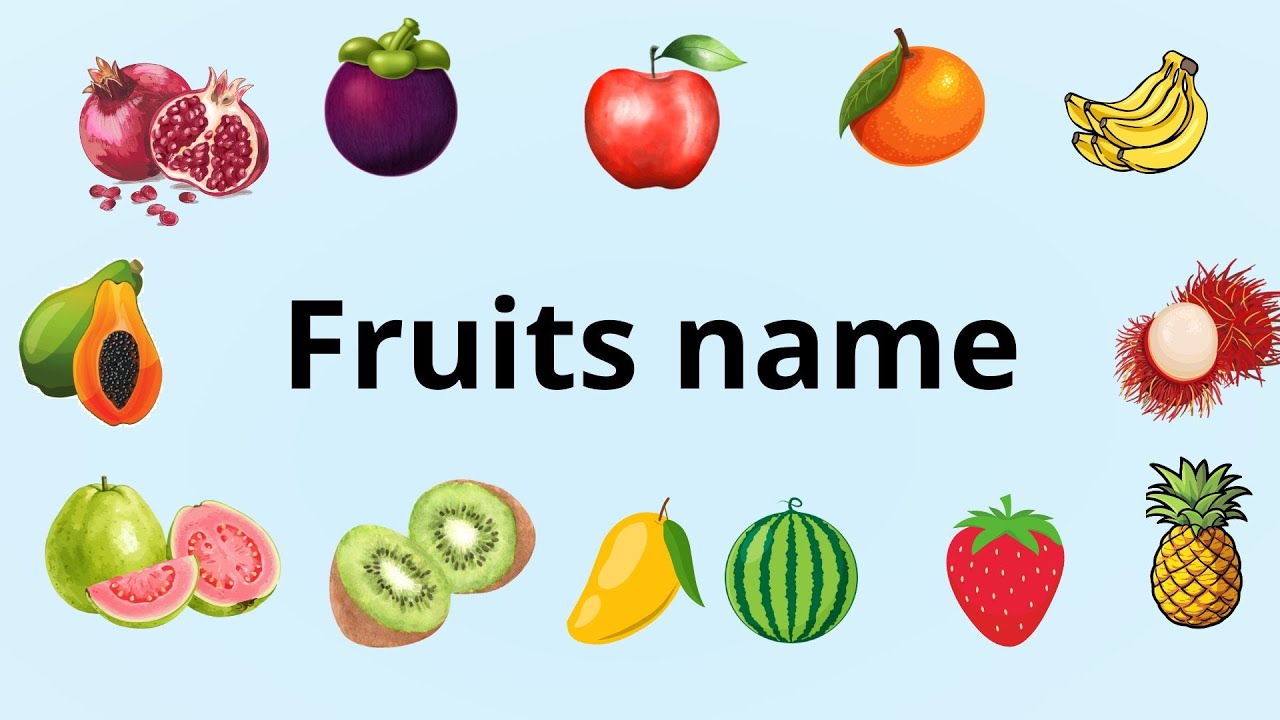 English Vocabulary for Kids 3–6 | Fruits lesson