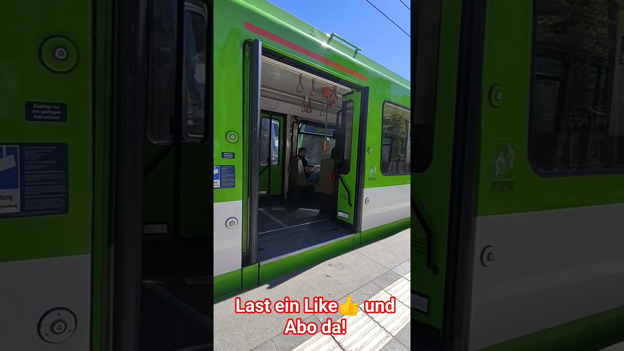 &Uuml;stra TW6000 T&uuml;r  Zwangs schlie&szlig;en #tram #tw6000