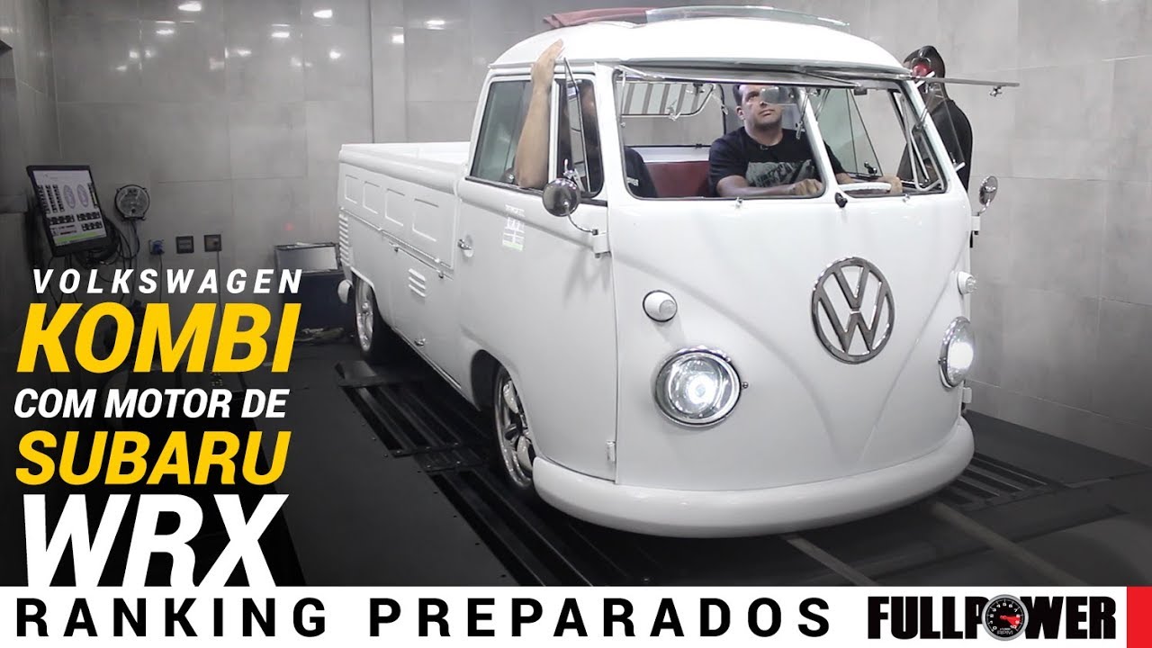 VW Kombi 1974 custom no visual e motorzão de Subaru WRX