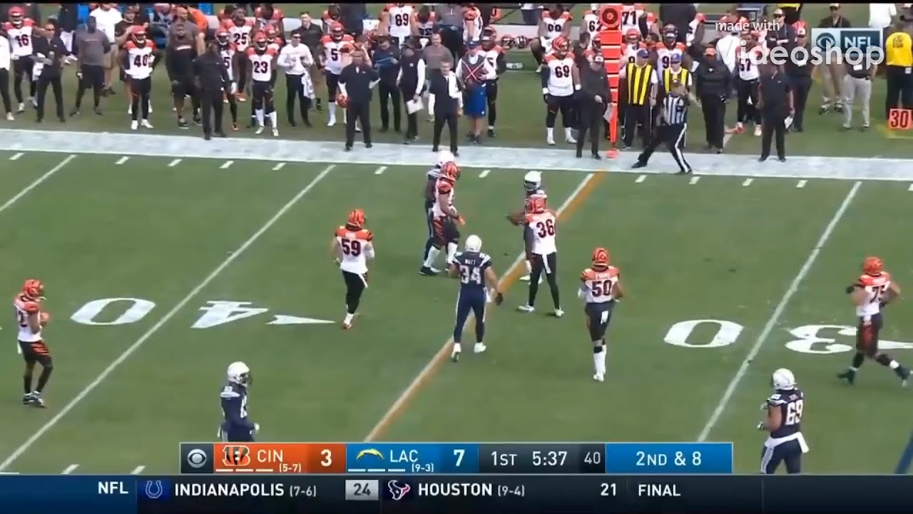 Every NFL on CBS Today Update during the Bengals @ Chargers game on CBS and Nene Network
