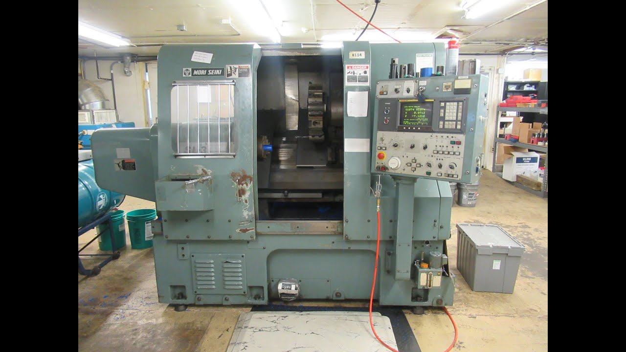 Mori Seiki SL-3AS CNC Turning Center w/ Fanuc OT CNC Control, 12 Station Turret, Tailstock & More