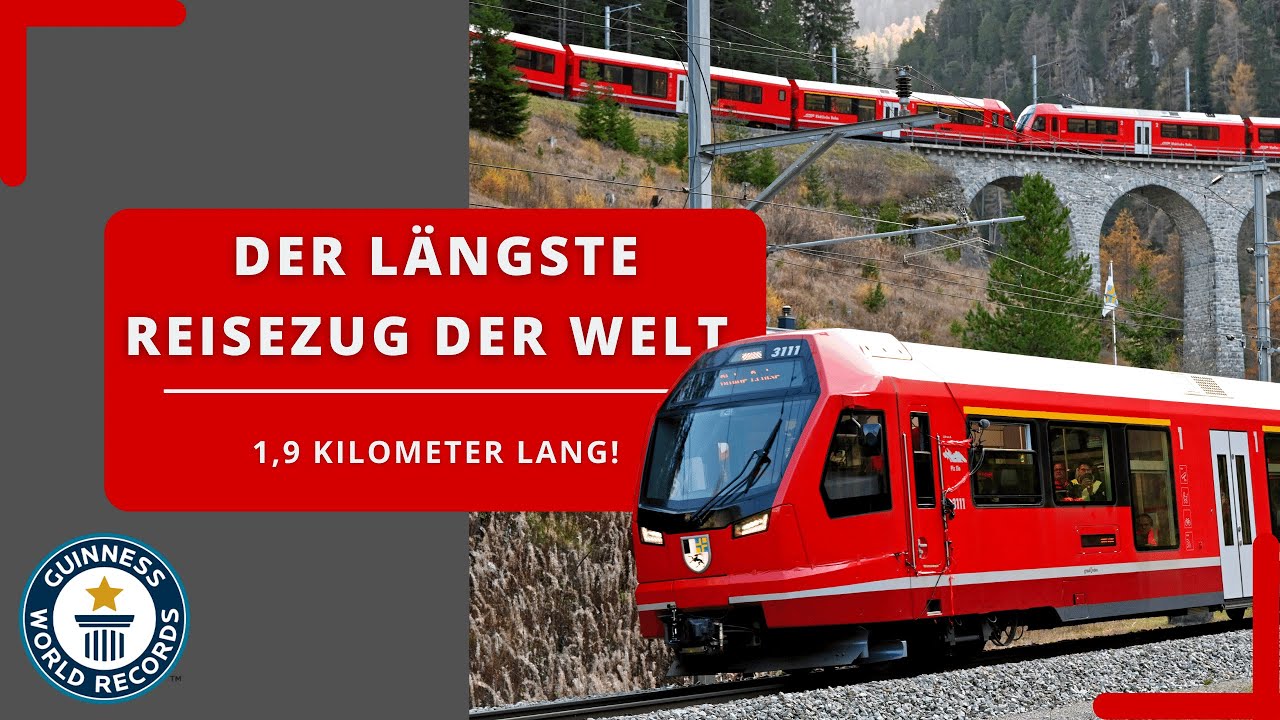Unterwegs im L&Auml;NGSTEN Personenzug der Welt! Alles &uuml;ber den Erfolg der rh&auml;tischen Bahn