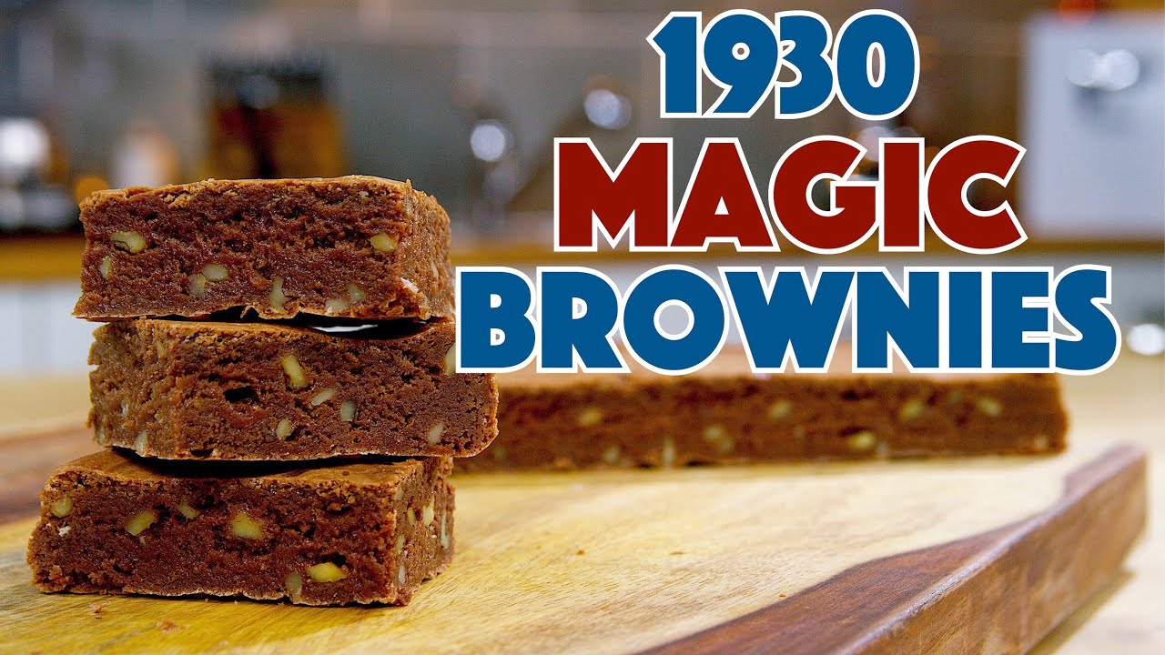 1930 Depression Era Magic Brownies Recipe Old Cookbook Show - Glen & Friends Cooking